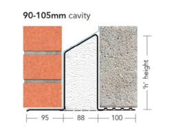 IG Lintels Cavity Wall Steel Lintel Heavy Load L1/HD110