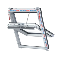 Keylite Centre Pivot Hi Therm Roof Window White Painted WCP HT