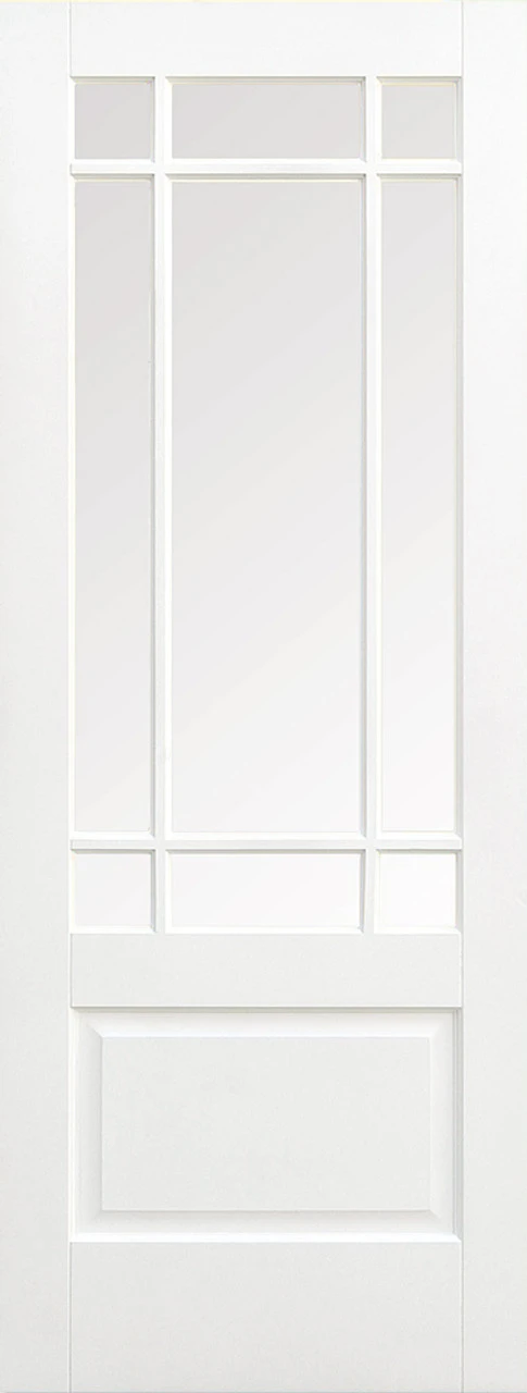 LPD Downham 9L White Primed Glazed Door 3 LPD Downham 9L White Primed Glazed Door