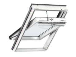 Velux GGU 006830 White Polyurethane Solar Powered Centrel Pivot Roof Window (Various Sizes)
