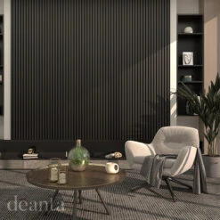 Deanta Immerse Fully Finished Black Acoustic Wall Panel 2400 X 600 X 21mm (AWP0BL) -Home Building Materials Store t.tlx 2c2yuiW.w2yPAhuMm2.2kFm27.2y4qu2 33594.1701482432