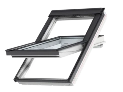 Velux GGU 0066 Solar Centre Pivot White Polyurethane Roof Window (Various Size)