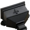 Cascade Rainwater Cast Iron Effect Small Hopper With Fleur De Lys Classic Black 279 X 398 X 182mm -Home Building Materials Store t.tlx A9AJlSD. AJgJo3tsA.ATY7A2. 04578.1699924306