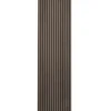 Cheshire Moulding Acoustic Slat Wall Panel Smoked Oak 2400 X 605 X 22mm (WPKT11)