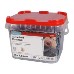 Timco Clout Nails Galvanised (GCN26565T) 65 X 2.65mm 2.5kg -Home Building Materials Store t.tlx DZDYTbC.cDY34SXqmD.DfBxDW. 91408.1699923467
