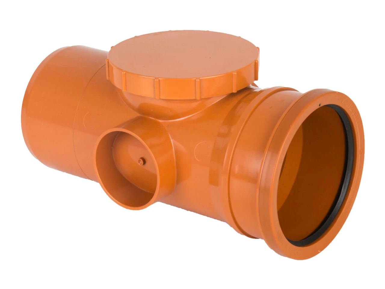 Brett Martin Single Socket Access Pipe Terracotta