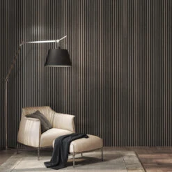 Cheshire Moulding Acoustic Slat Wall Panel Smoked Oak 2400 X 605 X 22mm (WPKT11) -Home Building Materials Store t.tlx DZDYTbC.cDYre4qAHD.DBKxDW. 51712.1699541761