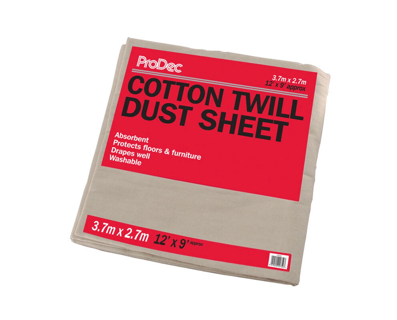 Twill Dust Sheet 12' X 9 3 Twill Dust Sheet 12' X 9