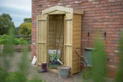Forest Garden Shiplap Apex Tall Garden Store Pressure Treated 1830 X 1100 X 510mm