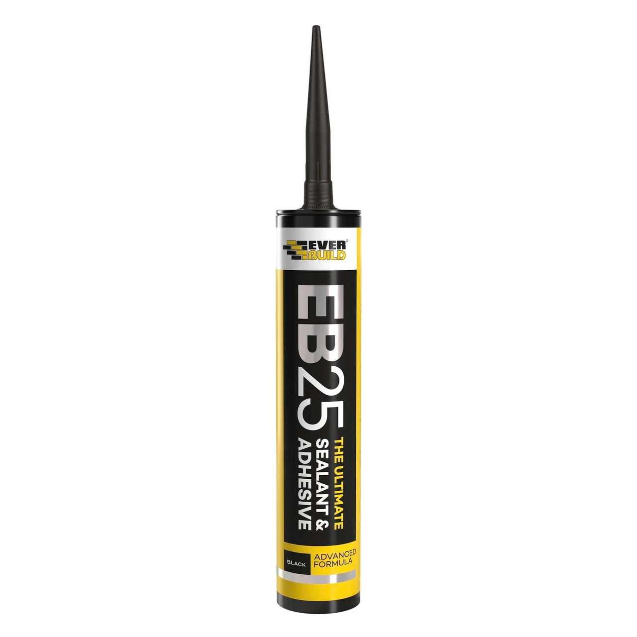 Everbuild EB25 Ultimate Sealant & Adhesive Cartridge Black 300ml EB25BK 3 Everbuild EB25 Ultimate Sealant & Adhesive Cartridge Black 300ml EB25BK