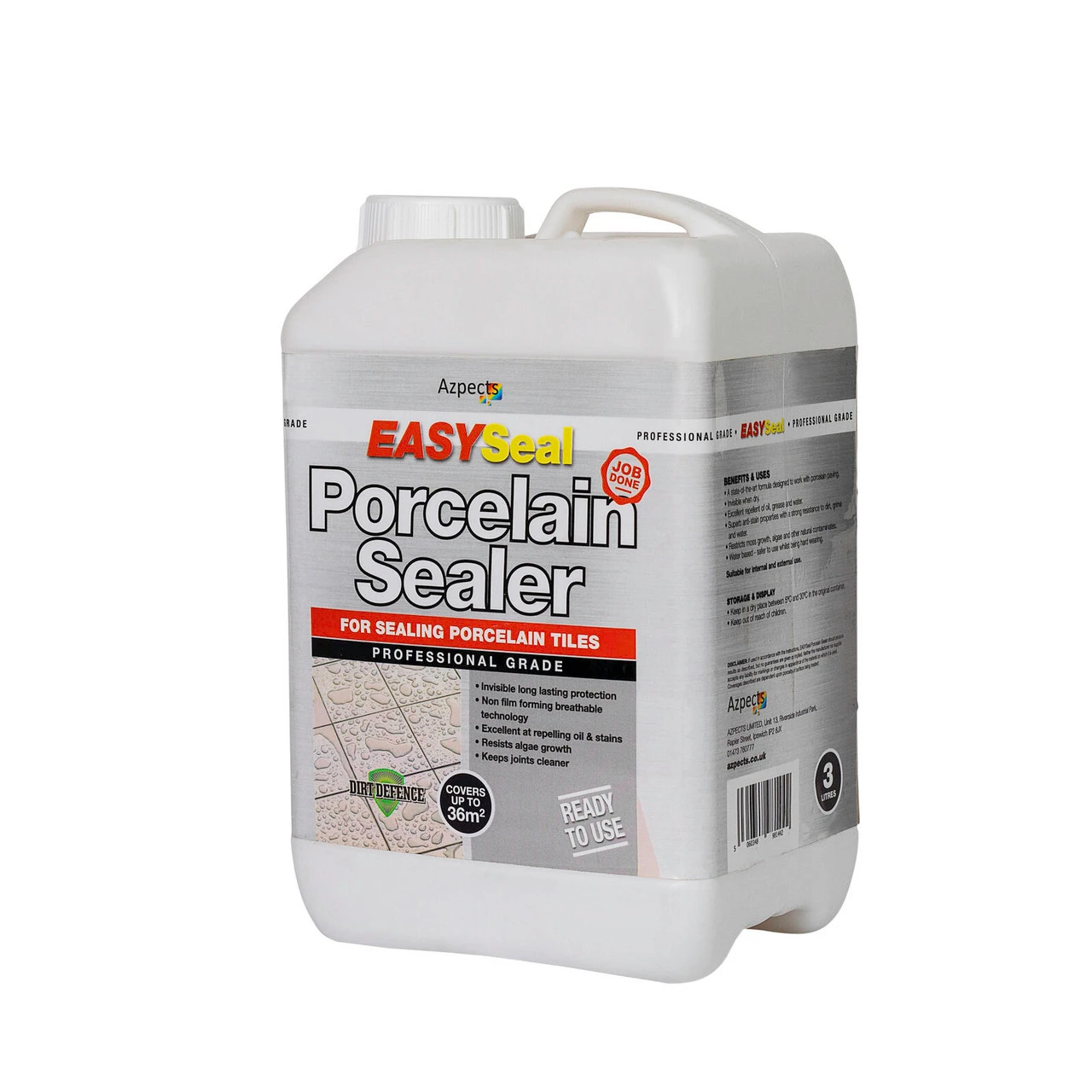 Azpects EasySeal Porcelain Sealer 3 Litre (2590) 3 Azpects EasySeal Porcelain Sealer 3 Litre (2590)