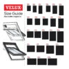 Velux EDJ 2000 Pro+ Single Tile Flashing Recessed (Various Sizes)