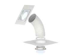 Velux TLF 0K14 2010 Sun Tunnel Flat Roof Flexi Tube For Slate 14in 350mm