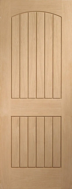 XL Sussex Internal Oak Door With Clear Glass 1981 X 762 X 35mm (30 Inch)
