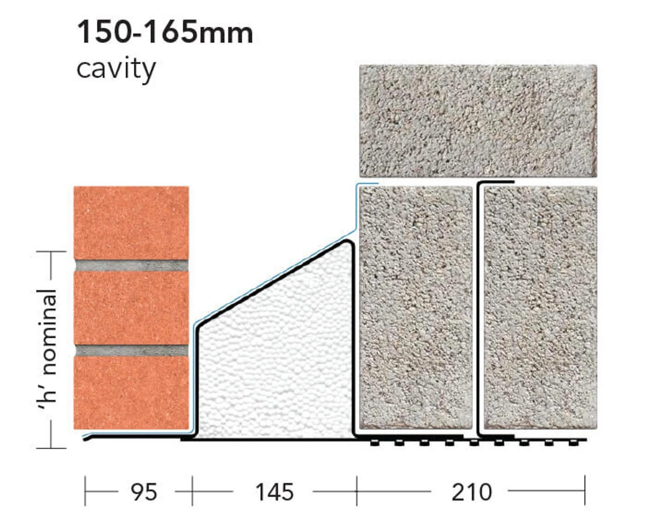 IG Lintels Cavity Wall Steel Lintel Wide Inner Leaf Heavy Load L1/HD100 WIL 3 IG Lintels Cavity Wall Steel Lintel Wide Inner Leaf Heavy Load L1/HD100 WIL