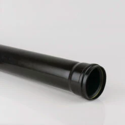 Brett Martin 110mm Single Socket Soil Pipe Black 3100 X 110 X 110mm