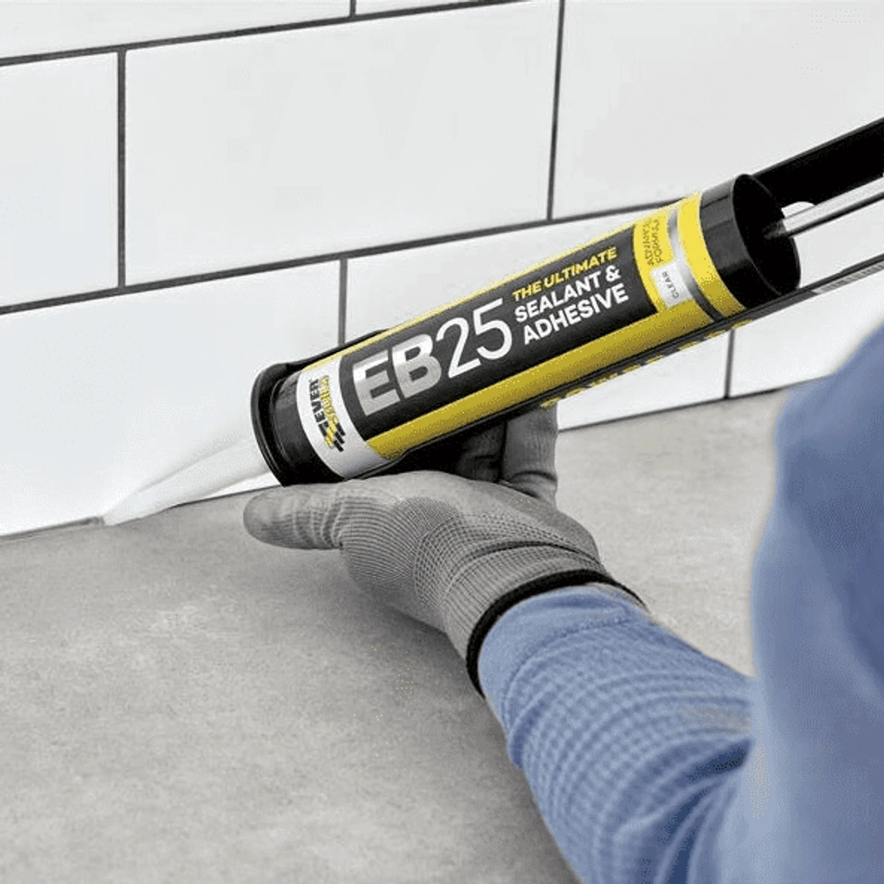 Everbuild EB25 Ultimate Sealant & Adhesive Cartridge Black 300ml EB25BK 6 Everbuild EB25 Ultimate Sealant & Adhesive Cartridge Black 300ml EB25BK - Image 4