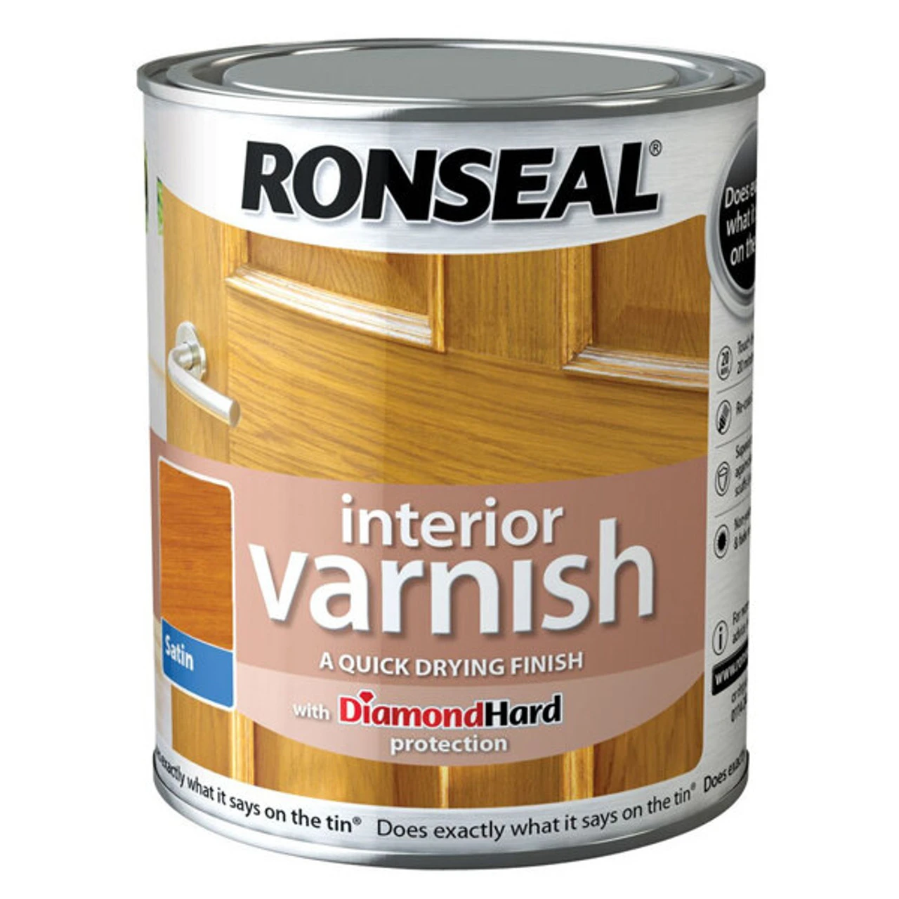 Ronseal Interior Varnish Satin Antique Pine 750ml 3 Ronseal Interior Varnish Satin Antique Pine 750ml