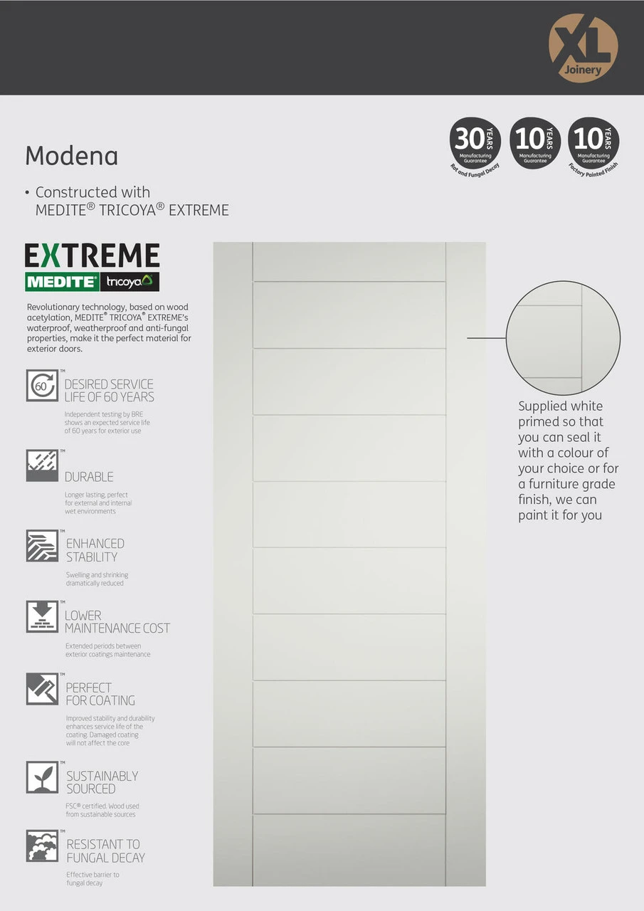 XL Tricoya Modena External 1981 X 838 X 44mm (33'') 6 XL Tricoya Modena External 1981 X 838 X 44mm (33'') - Image 4