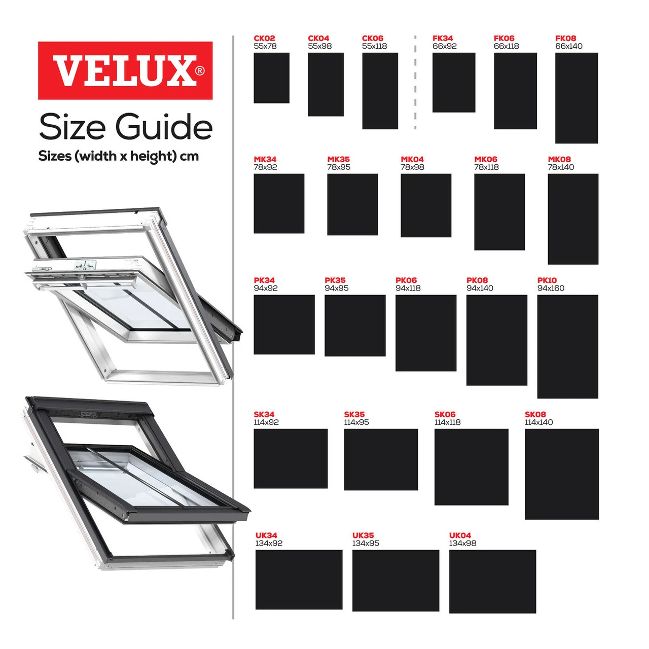 Velux DKL 0705S Manual Roller Blackout Blind Grey 4 Velux DKL 0705S Manual Roller Blackout Blind Grey - Image 2