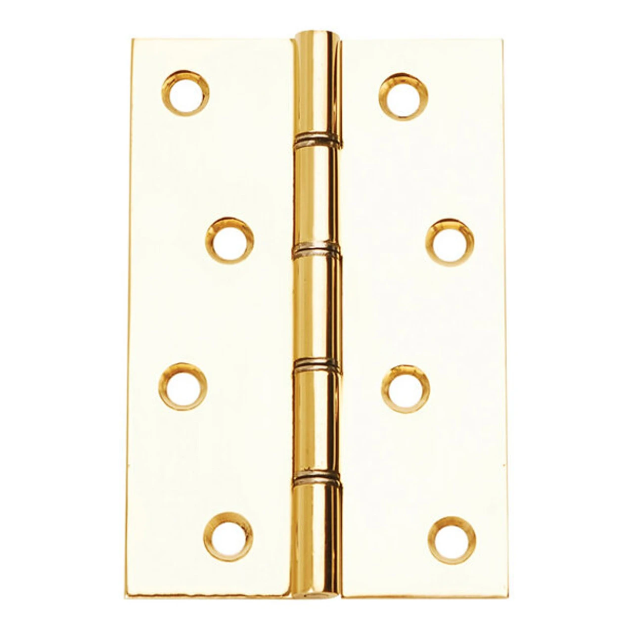 Washered Butt Hinge Brass Double Steel 102mm 3 Washered Butt Hinge Brass Double Steel 102mm