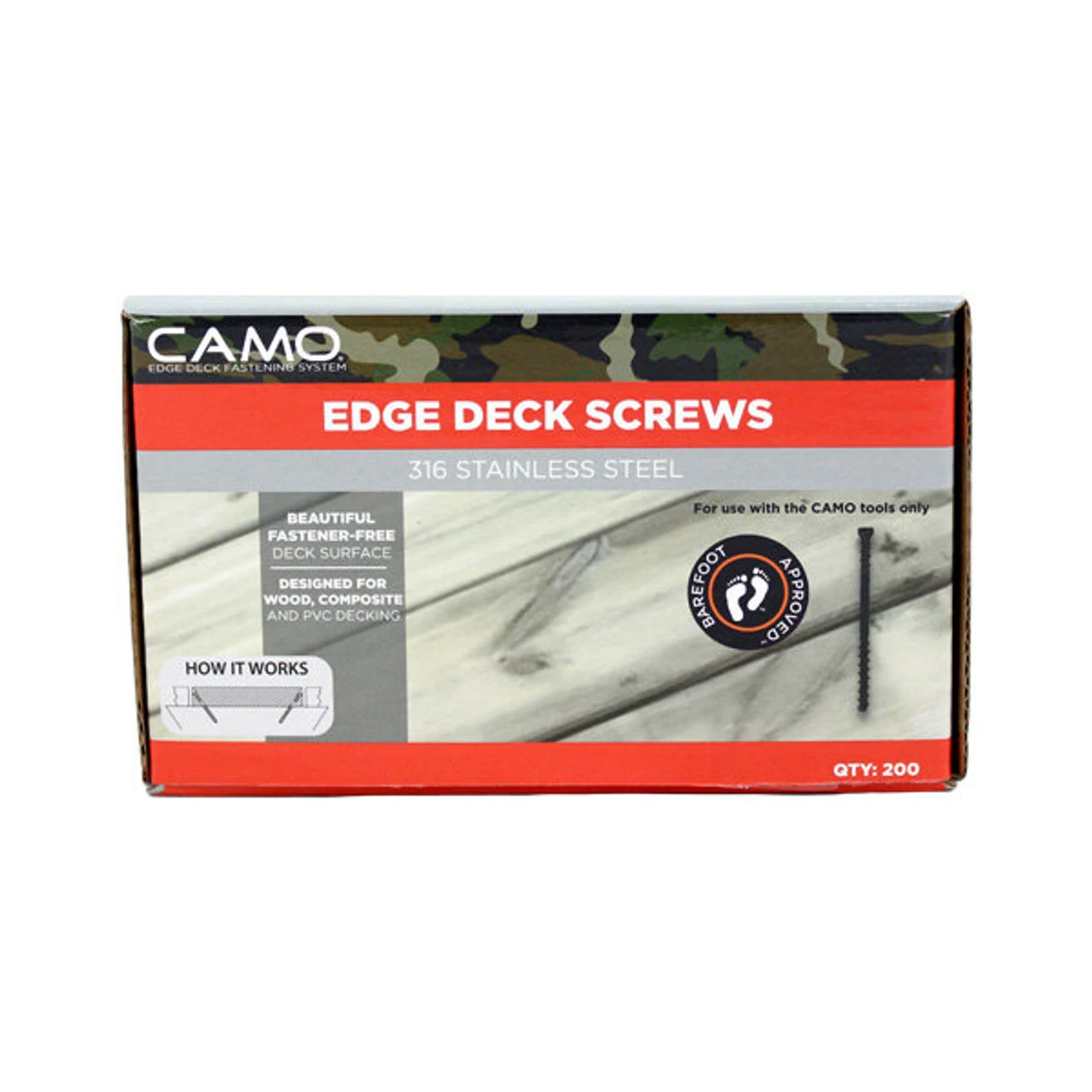 Camo Deck Screws 60mm Stainless Steel With 1 Driver Bit Pack Of 200 4 Camo Deck Screws 60mm Stainless Steel With 1 Driver Bit Pack Of 200 - Image 2