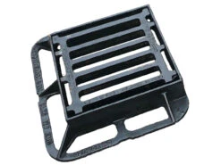 Brett Martin 300mm Yard Gully Grating Black 336 X 338 X 40mm