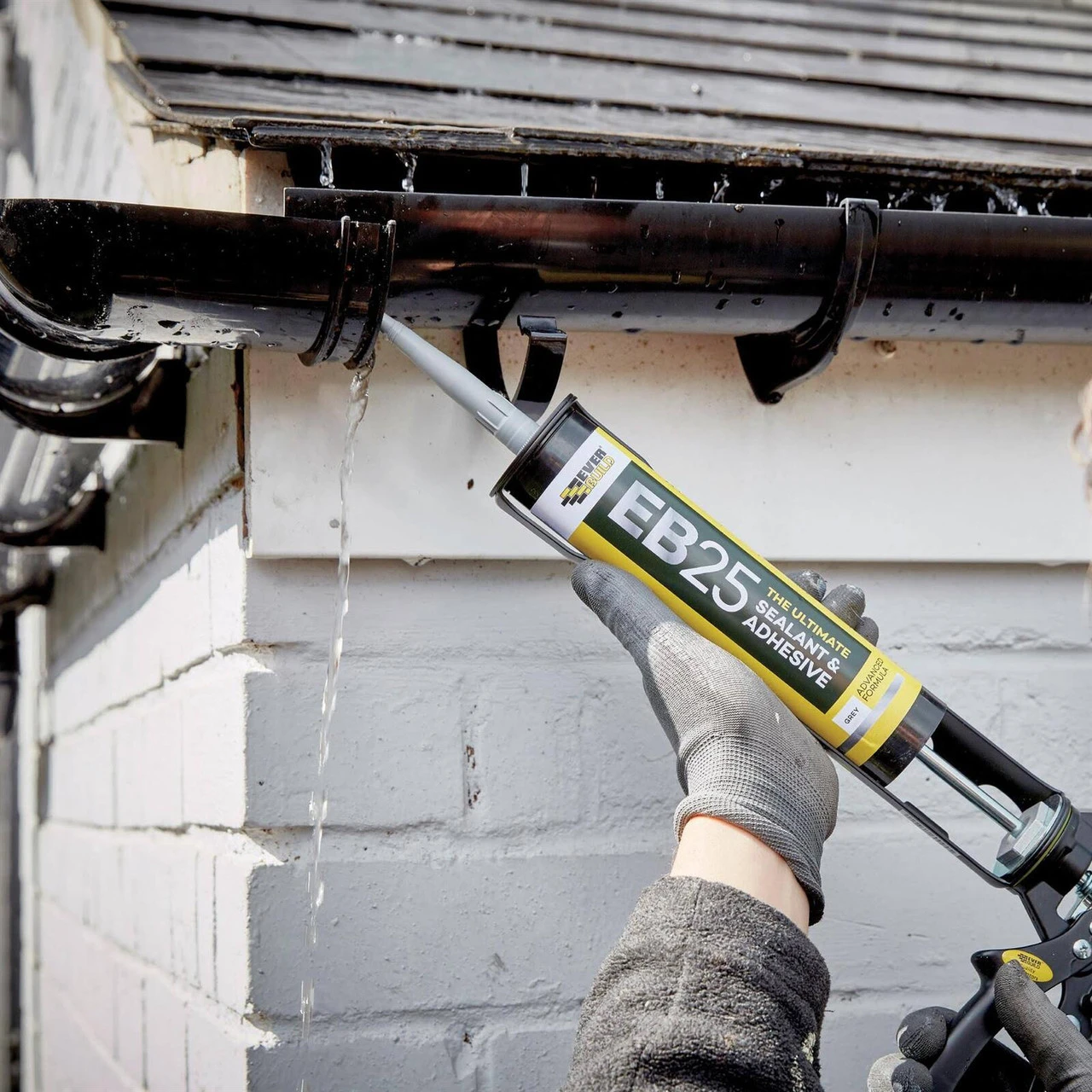 Everbuild EB25 Ultimate Sealant & Adhesive Cartridge Anthracite 300ml EB25ANTH 4 Everbuild EB25 Ultimate Sealant & Adhesive Cartridge Anthracite 300ml EB25ANTH - Image 2